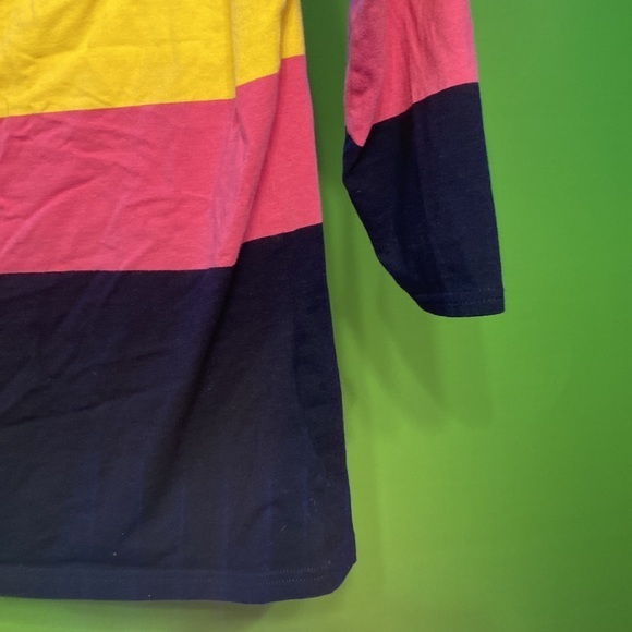 Ladies CHAPS stripes coloured tshirt great shape size Medium long sleeve shirt - Picture 6 of 7